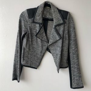 Gray & Black Moto Jacket